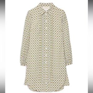 NWOT Tory Burch Cora Printed Shirt Dress